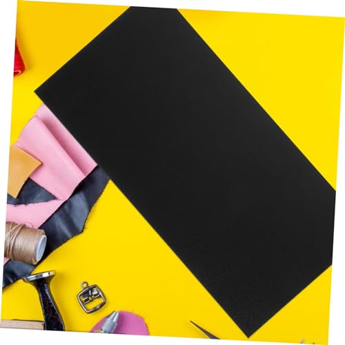 BESTOYARD Schwarze Abs Kunststoffplatte Thermogeformtes Flexibles DIY Bastelpanel für Modellbau und Dekoration Starke Kunststoffplatte für Vielseitige Anwendungen von BESTOYARD