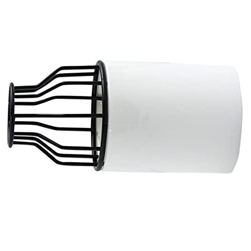 BESTOYARD Schwarze Kleine Keramikvase mit Eisenrahmen Atmungsaktiver Porzellanblumentopf für Desktop Kreative Hydrokultur Dekorativ für Büro und Großer Minimalistischer Blumentopf von BESTOYARD