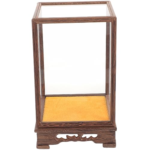 BESTOYARD Transparente Vitrine für Sammlerstücke Staubdichter Display Container für Figuren Handwerkskunst und Modelle Vielseitig Einsetzbar Wohnzimmer und Kinderzimmer von BESTOYARD