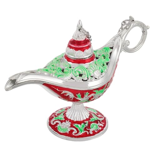 BESTOYARD Vintage Arabische Wunschlampe Retro Tischdekoration Hochwertige Lampe für Partys und Anlässe Detailreiche Verzierungen für Symbolisches für Besondere Gelegenheiten von BESTOYARD