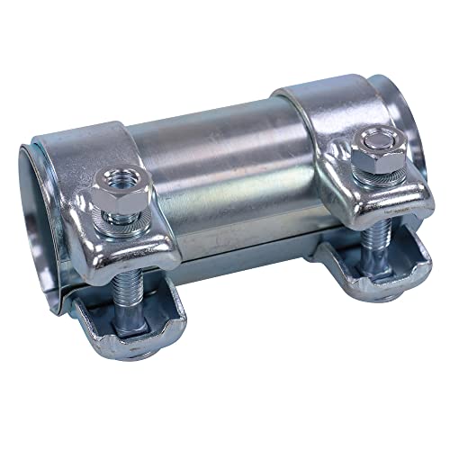 1x Rohrverbinder mit Doppelschelle 50,5 x 125 mm 1x Rohrverbinder mit Doppelschelle 50,5 x 125 mm von BESTPRICE