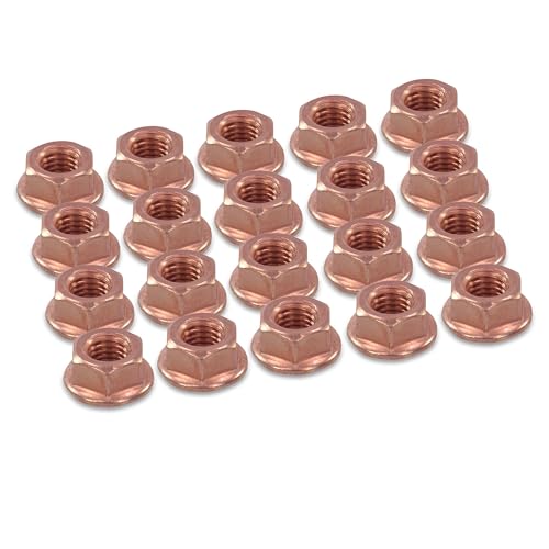 BESTPRICE 20x Sechskantmutter M8 x 1,25 (Cu) DIN267 von BESTPRICE