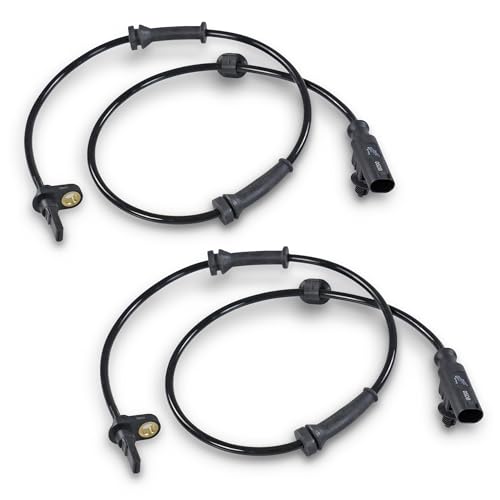 BESTPRICE 2x ABS-Sensor aktiver Sensor vorne, Länge 800mm Kompatibel mit CITROËN C1 (PM_, PN_), PEUGEOT 107 (PM_, PN_), TOYOTA AYGO Kasten/Schrägheck (_B1_), AYGO (_B1_) von BESTPRICE