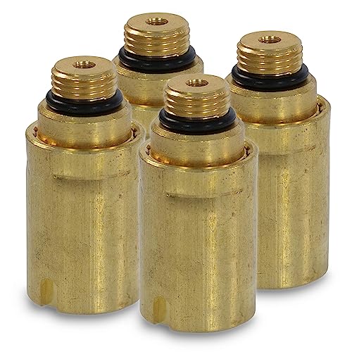 BESTPRICE 4x Restdruckhalteventil Luftfederung Druckbegrenzungsventil Kompatibel mit A udi Q7 (4LB), PORSCHE CAYENNE (9PA), VW TOUAREG (7LA, 7L6, 7L7) von BESTPRICE
