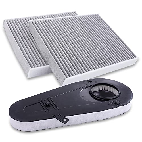 BESTPRICE Inspektionspaket Filterset mit 1x Luftfilter, Innenraumfilter mit Aktivkohle, Kompatibel mit BMW 5er (F10), 5 Gran Turismo (F07), 5er Touring (F11), 7 (F01, F02, F03, F04) von BESTPRICE