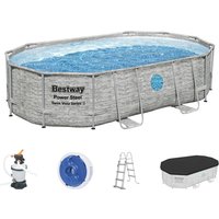 Power Steel Pool-Set 488x305x107 cm Bestway von Bestway