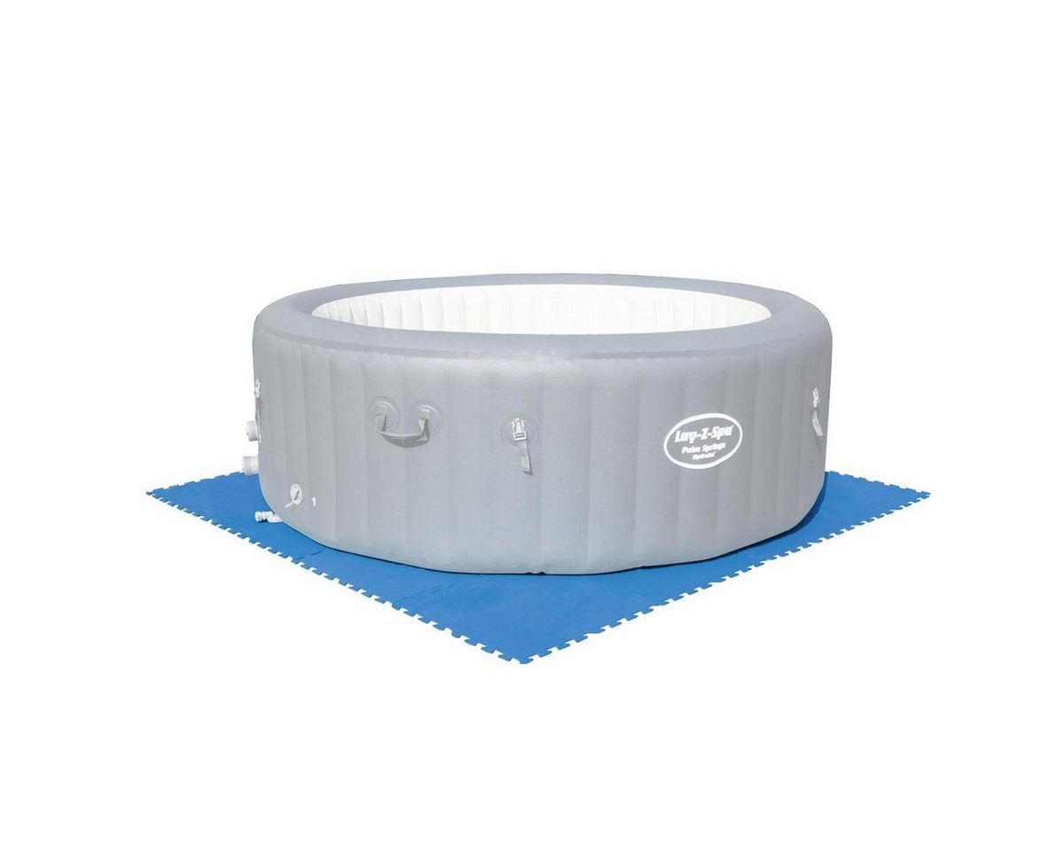 Bestway Bodenschutzmatte Bestway Pool Bodenschutz Fliesen 18 Stück Poolmatte Schutz von Bestway