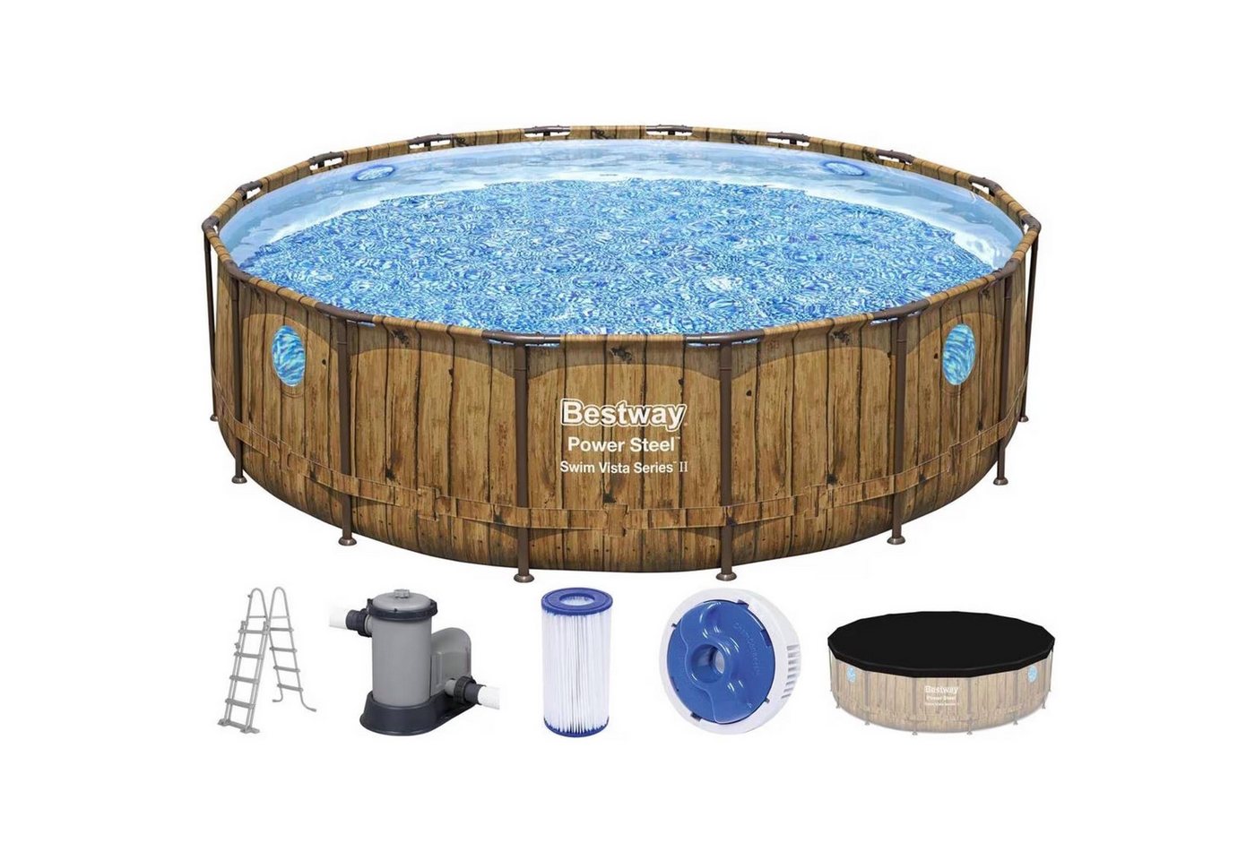 BESTWAY Framepool Bestway Power Steel Swim Vista Series Frame Pool K (Komplett-Set) von BESTWAY