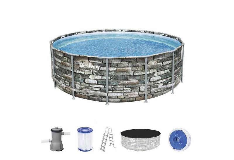 BESTWAY Framepool Bestway Steel Pro Pool Set 427x122 Multicolor 5699 von BESTWAY