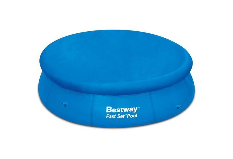 BESTWAY Pool-Abdeckplane Abdeckplane rund für Fast Set Pools 305 cm - Abdec von BESTWAY