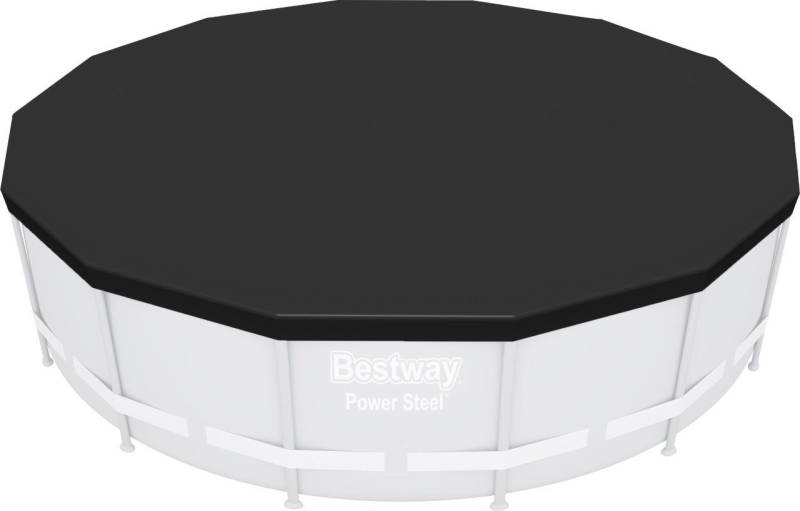 BESTWAY Pool-Abdeckplane Bestway Flowclear Abdeckplane PVC Ø 427 cm von BESTWAY