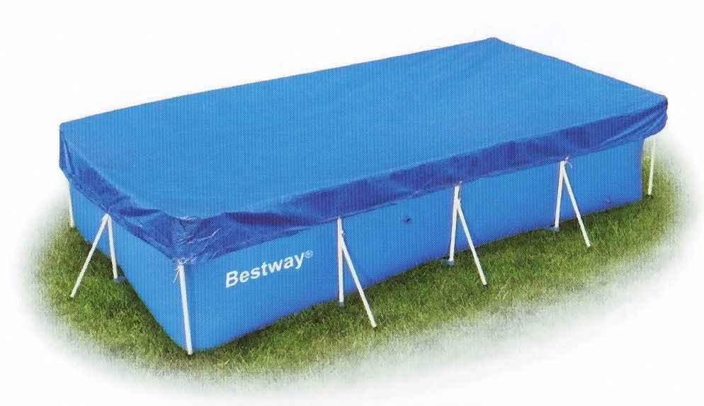 BESTWAY Pool Bestway Abdeckplane 404x214cm für Frame Pools 58107 von BESTWAY