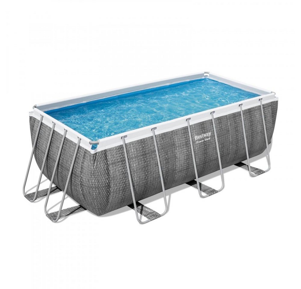 BESTWAY Pool Bestway Power Steel Frame Pool-Set eckig 412 x 201 x 122 cm BESTWAY Pool Bestway Power Steel Frame Pool-Set eckig 412 x 201 x 122 cm von BESTWAY