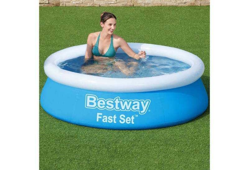 BESTWAY Pool Fast Set Pool Kinderpool Rund Planschbecken Swimmingpool 183x51cm von BESTWAY