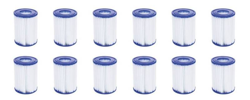 Bestway Pool-Filterkartusche Bestway 12er Set Filterkartuschen Ersatz Gr.2 von Bestway