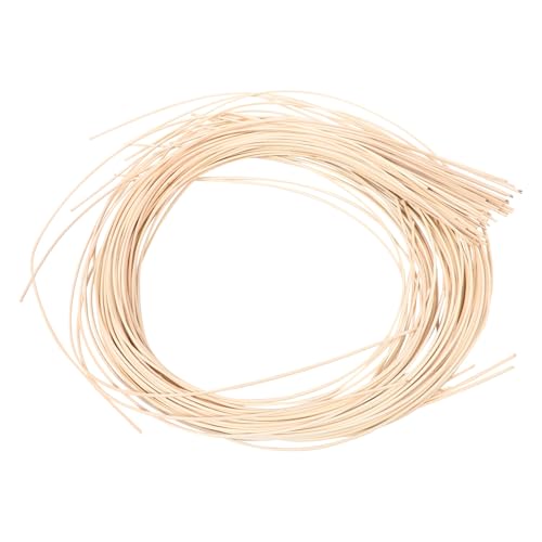 BESTYASH 1 Rolle Rattan Möbel Reparaturmaterial Indonesisches Naturmaterial Rundrattan zum Selbermachen Vielseitig Einsetzbar für Möbelreparaturen und Webprojekte von BESTYASH