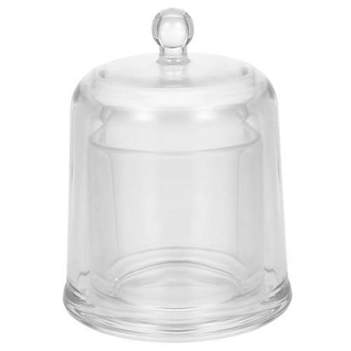 BESTYASH 1 Satz Bonbonglas Aus Glas Modern Lavendel Süßigkeitenschale Mit Deckel -vintage Keksdose Apotheker Kanister Duftend Bonbonglas Mit Deckel Terrarienglas Transparent von BESTYASH