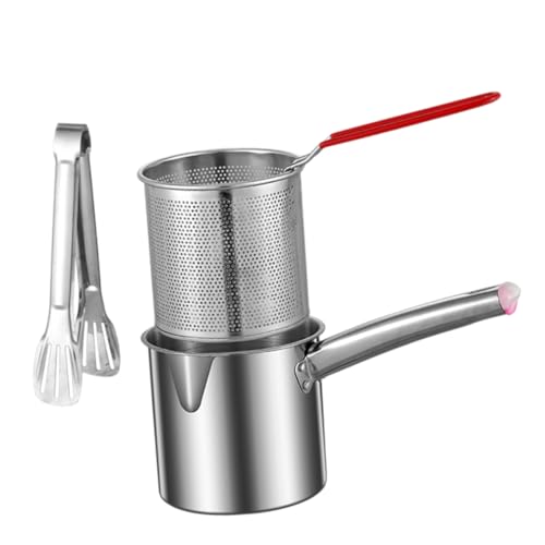 BESTYASH 1 Satz Fritteuse Multifunktionale Tiefe Pfanne für Frittieren Kochen und Eintöpfe Ergonomischer Griff Leicht zu Reinigen für Verschiedene Kochmethoden BESTYASH 1 Satz Fritteuse Multifunktionale Tiefe Pfanne für Frittieren Kochen und Eintöpfe Ergonomischer Griff Leicht zu Reinigen für Verschiedene Kochmethoden von BESTYASH