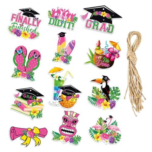 BESTYASH 1 Satz Hängeetiketten für Partydekoration Klasse des Studentenpapierzeichens Wohnkultur DIY abschlusszeichen Student Graduierung Papierausschnitt Outdoor- von BESTYASH