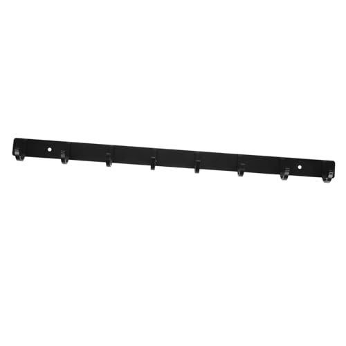 BESTYASH 1 Satz Wandmontierter Hakenleiste aus Aluminium Haken für Schmuck Handtücher Jacken und Taschen Stilvoller Organizer für Badezimmer Schlafzimmer und Flurelänge von BESTYASH