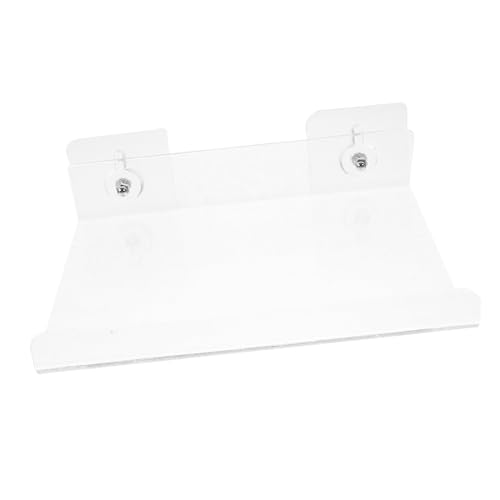 BESTYASH 1 Satz Wandregal aus Badezimmerregal ohne Bohren für Aufbewahrung von Toilettenartikeln und Küchengewürzen Installieren Modern und Praktisch von BESTYASH