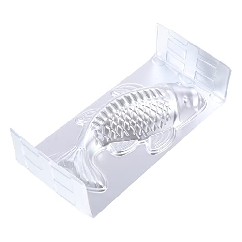 BESTYASH 1 Stück Aluminium Fischform für Reiskuchen Tragbare Backform Silber Kleines Modell für Köstliche Desserts und Kreative Kuchendekorationen BESTYASH 1 Stück Aluminium Fischform für Reiskuchen Tragbare Backform Silber Kleines Modell für Köstliche Desserts und Kreative Kuchendekorationen von BESTYASH