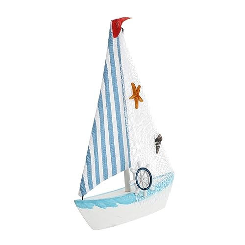BESTYASH 1 Stück Sailboat Dekoration aus Hochwertigem Material Kreatives Modell für Schreibtisch Design für Wohnzimmer und Büro Perfektes für Freunde und Familie von BESTYASH