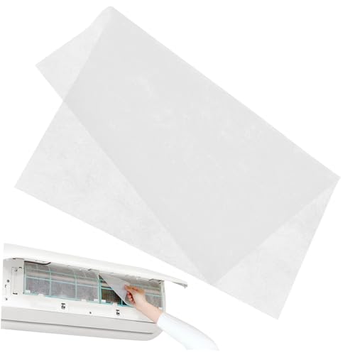 BESTYASH 10 Stück Klimaanlagenfilterpapier Selbstklebend Luftreinigungspapier für Klimaanlagen und Zuschneidbar Strapazierfähig Gute Elektrische Isolation von BESTYASH