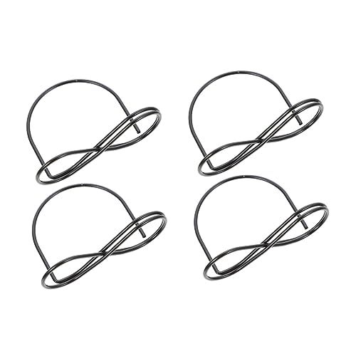 BESTYASH 10 Stück Metall Memo Namenskartenhalter Schwarz Kreative Büroklammern aus Robustem für Tischdekoration Sitzkarten Fotos und Notizen bei Feierlichkeiten und Bürogebrauch von BESTYASH
