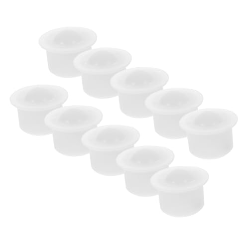 BESTYASH 10 Stück Nylon Kugelrollenlager Kugeltransfereinheiten für Werkbank Förderbänder Möbel Kugelgelagerte Leicht Montierbar Langlebig von BESTYASH