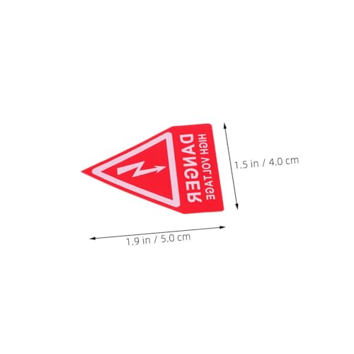 BESTYASH 10 Stück Selbstklebende Hochspannungs warnaufkleber PVC Warnschilder Elektrische Gefahren Sicherheitskennzeichnung für Elektroanlagen und Maschinen BESTYASH 10 Stück Selbstklebende Hochspannungs warnaufkleber PVC Warnschilder Elektrische Gefahren Sicherheitskennzeichnung für Elektroanlagen und Maschinen von BESTYASH