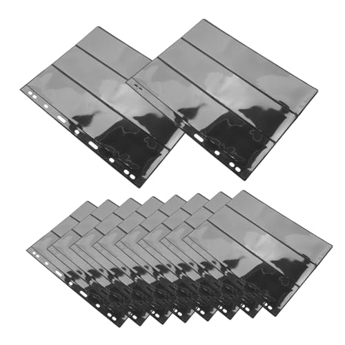 BESTYASH 10 Stück Teiliges Briefmarken einlagen aus Robustem Pet Doppelseitig Schwarz mit Reihen und Spalten Wiederverwendbar Schützend und Vielseitig für Sammler und Briefmarkenalben BESTYASH 10 Stück Teiliges Briefmarken einlagen aus Robustem Pet Doppelseitig Schwarz mit Reihen und Spalten Wiederverwendbar Schützend und Vielseitig für Sammler und Briefmarkenalben von BESTYASH