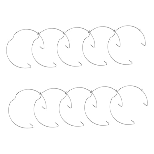 BESTYASH 10 Stück Teiliges Federklammern für Einbaustrahler Edelstahl Halterung zur Lampenfixierung Vibrationsdämpfende Clips für Deckenleuchten Einfache Montage Geeignet für LED und von BESTYASH
