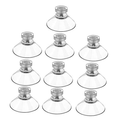 BESTYASH 10 Stück Teiliges Glas Saugnäpfe Starke Haftkraft Wiederverwendbare Saugnapf Pads aus Langlebigem Kunststoff Vielseitig für Fenster Glas Glatte Oberflächen in Küche und Bad BESTYASH 10 Stück Teiliges Glas Saugnäpfe Starke Haftkraft Wiederverwendbare Saugnapf Pads aus Langlebigem Kunststoff Vielseitig für Fenster Glas Glatte Oberflächen in Küche und Bad von BESTYASH