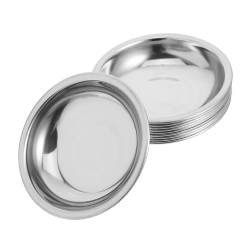 BESTYASH 10 Stück Teiliges Mini Saucenschalen aus Rund Robust und Leicht zu Reinigen für Soßen Dressings Gewürze Vielseitig Einsetzbar bei Familienfeiern Partys Restaurant Wiederverwendbar von BESTYASH