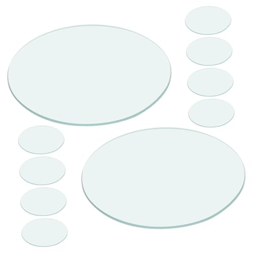 BESTYASH 10 Stück Teiliges Rundes Uhrglas aus Transparentem Labor glas Vielseitig als Becherglasdeckel Verdampfungsschale und Lastträger Einsetzbar Glatte Oberfläche für Einfache Reinigung BESTYASH 10 Stück Teiliges Rundes Uhrglas aus Transparentem Labor glas Vielseitig als Becherglasdeckel Verdampfungsschale und Lastträger Einsetzbar Glatte Oberfläche für Einfache Reinigung von BESTYASH