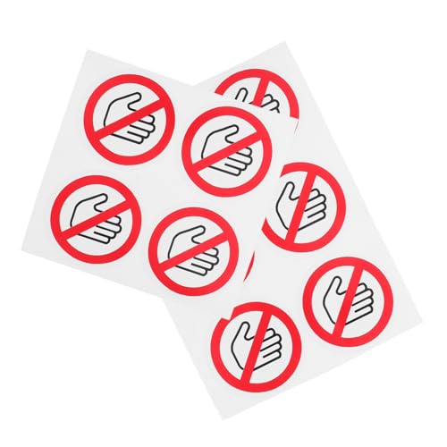 BESTYASH 10 Stück Teiliges Warnaufkleber Nicht Berühren Selbstklebend Sicherheitskennzeichen für Arbeitsstätten Schutz vor Mechanischen Gefahren Einfache Anwendung und Sichtbar BESTYASH 10 Stück Teiliges Warnaufkleber Nicht Berühren Selbstklebend Sicherheitskennzeichen für Arbeitsstätten Schutz vor Mechanischen Gefahren Einfache Anwendung und Sichtbar von BESTYASH