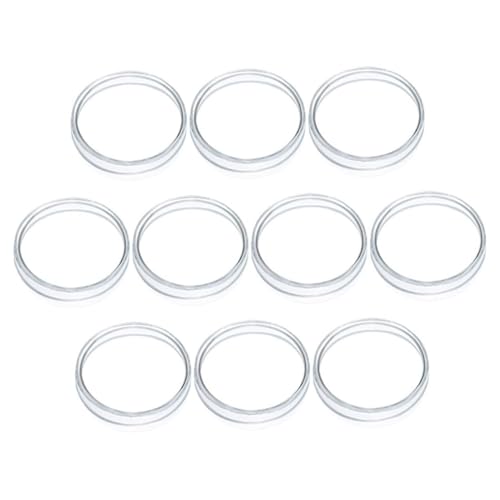 BESTYASH 10 Stück Transparente Petrischalen mit Deckel Langlebige Kunststoff kulturschalen für Chemie labor Sichere Zell Gewebekultivierung Vielseitig für Wissenschaftliche Experimente von BESTYASH