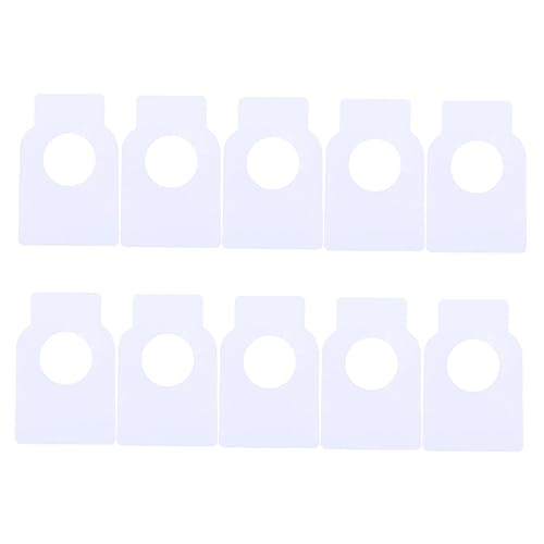 BESTYASH 100 Stück Doppelseitige Leere Weinflaschenanhänger Wiederverwendbare Weinetiketten zum Beschriften für Weinkeller Organisation und DIY Kreativdesign von BESTYASH