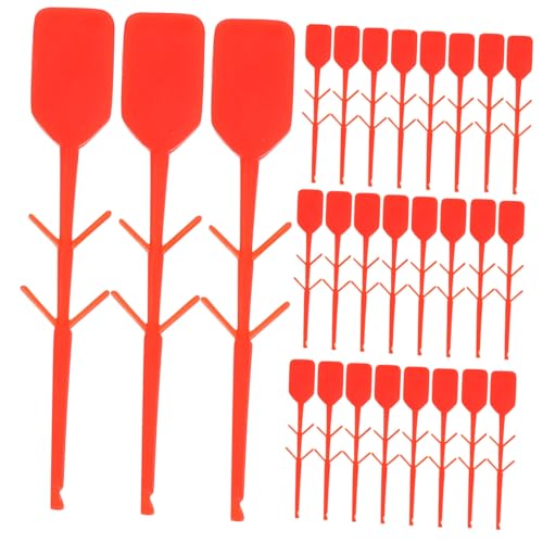 BESTYASH 100 Stück Feuerlöscher Sicherheitsplomben Rot Manipulationssichere Kunststoff siegel Kompatibel mit Verschiedenen Modellen Sichtbar für Öffentliche Vielseitig Einsetzbar im von BESTYASH