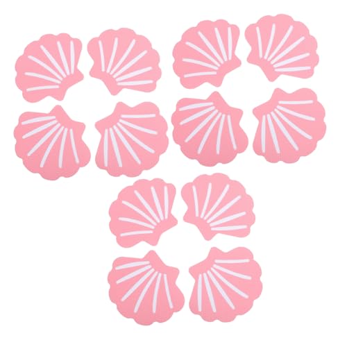 BESTYASH 12 Stück Teiliges Kreative Muschelform Rutsch Aufkleber für Badewanne und Dusche Selbstklebend rutschfest Sicher Badezimmer Wc Treppen Rosa BESTYASH 12 Stück Teiliges Kreative Muschelform Rutsch Aufkleber für Badewanne und Dusche Selbstklebend rutschfest Sicher Badezimmer Wc Treppen Rosa von BESTYASH