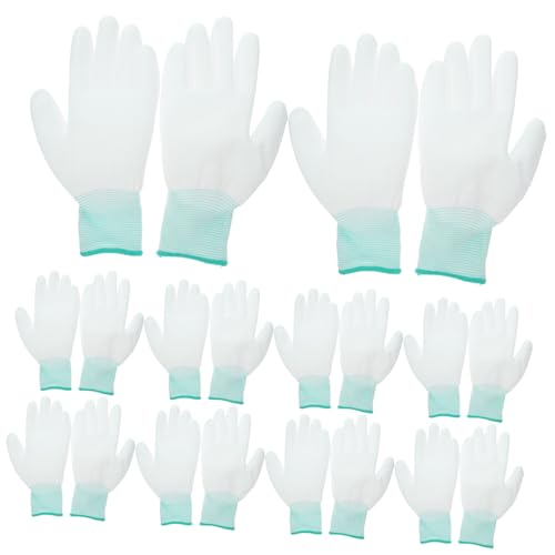 BESTYASH 12 Stück Teiliges PU Beschichtetes Nylon Handschuh Antistatisch Leicht Schnittfest Vielseitig für Elektriker Computerreparatur Gartenarbeit Baustelle Schmutzabweisend und BESTYASH 12 Stück Teiliges PU Beschichtetes Nylon Handschuh Antistatisch Leicht Schnittfest Vielseitig für Elektriker Computerreparatur Gartenarbeit Baustelle Schmutzabweisend und von BESTYASH