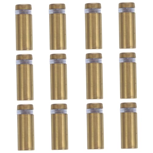 BESTYASH 12 Stück Teiliges Werbeschrauben aus hochwertigem Metall Verschleißfest Abstandshalter für Acryl Glasschilder Stabile Montage für Supermärkte Läden und Märkte Einfache Befestigung von BESTYASH