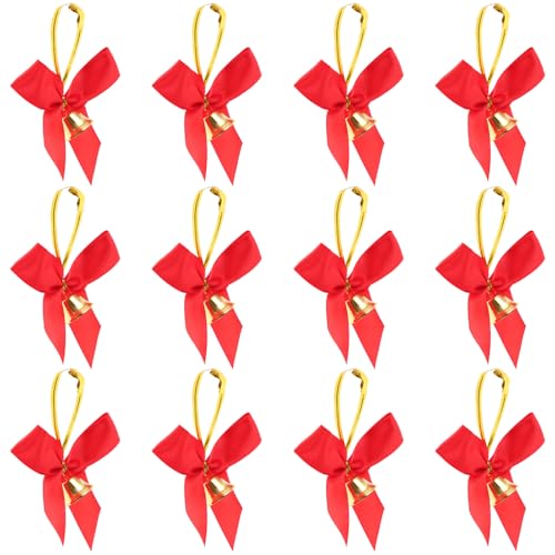 BESTYASH 12 Stück Weihnachtsbaum Dekoration mit Glocken Vielseitige Hängende Ornamente für Festliche Anlässe und Hochzeiten BESTYASH 12 Stück Weihnachtsbaum Dekoration mit Glocken Vielseitige Hängende Ornamente für Festliche Anlässe und Hochzeiten von BESTYASH