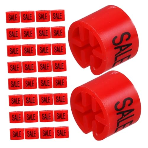 BESTYASH 150 Stück Kleiderbügel Verkaufsmarkierungen Kleiderbügel Verkaufsetiketten Stoffklammern Zum Aufhängen Von Kleidung Verkaufsklammer Hängeklammern Verkaufsetiketten von BESTYASH