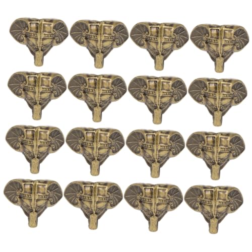 BESTYASH 16 Stück Schmuckkästchenfüße Antike Möbel Dekorative Füße Beine Vintage Truhen Aufbewahrungsbox Bein Eckenschutz Schrankbeschläge BESTYASH 16 Stück Schmuckkästchenfüße Antike Möbel Dekorative Füße Beine Vintage Truhen Aufbewahrungsbox Bein Eckenschutz Schrankbeschläge von BESTYASH