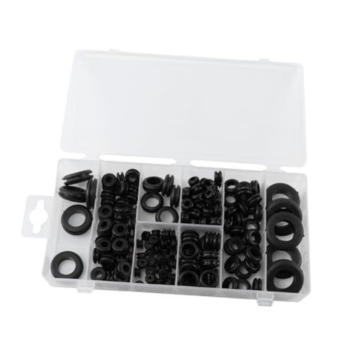 BESTYASH 180 Stück Teiliges Gummitüllen Hochwertigem Material Dichtung für Kabeldurchführung Isolier ring für Bohrungen Langlebig und Einfach zu Montieren Schutz für Stromkabel und BESTYASH 180 Stück Teiliges Gummitüllen Hochwertigem Material Dichtung für Kabeldurchführung Isolier ring für Bohrungen Langlebig und Einfach zu Montieren Schutz für Stromkabel und von BESTYASH