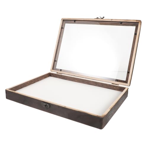 BESTYASH 1Satz Vintage Insekten Vitrine Holzrahmen mit Hochtransparenz Aufhängbare Insektensammlung Box für Schmetterlinge Deko und Aufbewahrung von Getrockneten Blumen und Schmuck Multifunktionale BESTYASH 1Satz Vintage Insekten Vitrine Holzrahmen mit Hochtransparenz Aufhängbare Insektensammlung Box für Schmetterlinge Deko und Aufbewahrung von Getrockneten Blumen und Schmuck Multifunktionale von BESTYASH