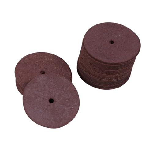 BESTYASH 2 Boxen Teiliges Schleifscheiben Trennscheiben aus Hochwertigem Kunststoff Robust und Langlebig für Metall Holz Keramikbearbeitung Passend für Rotationswerkzeuge Dunkelrot von BESTYASH