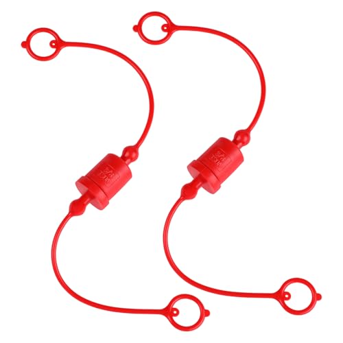 BESTYASH 2 Sätze Hydraulik Kappen und Stopfen Schnellkupplung Staubschutzkappen mit Haltering Robuste Abdichtung Einfache Montage Langlebiger Schutz für Hydraulikschläuche BESTYASH 2 Sätze Hydraulik Kappen und Stopfen Schnellkupplung Staubschutzkappen mit Haltering Robuste Abdichtung Einfache Montage Langlebiger Schutz für Hydraulikschläuche von BESTYASH